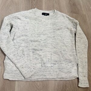 Tahari Womens Mixed Heather Gray sweater